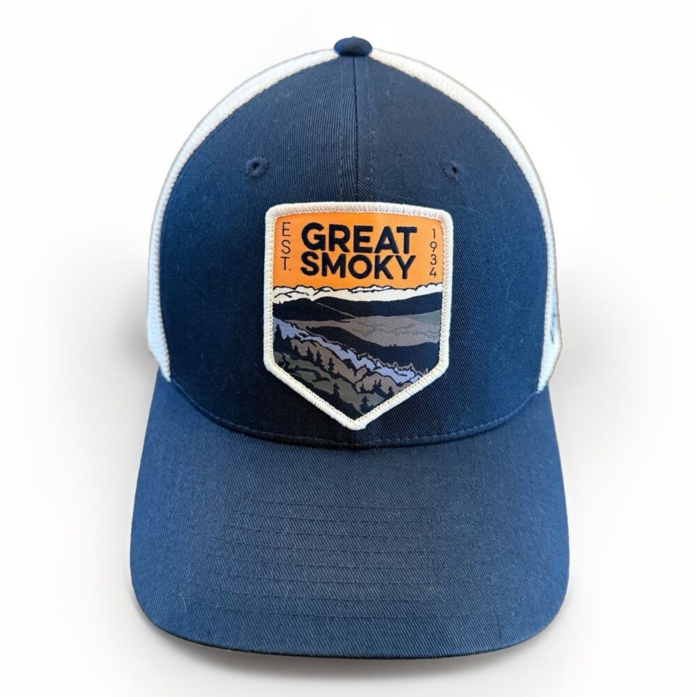 Columbia Unisex Great Smoky Mountains Fitted Flexfit Trucker Mesh Hat Size L/XL